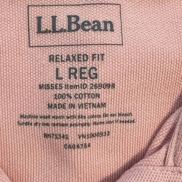 🌸L.L.Bean Women's 100% Cotton  Polo (Relaxed Fit, L)  Your Go-To for Comfort - Picture 4 of 9
